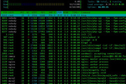 (原创)htop:一款比top强悍好用的进程管理监控工具