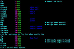 (总结)Linux的/etc/services文件简析